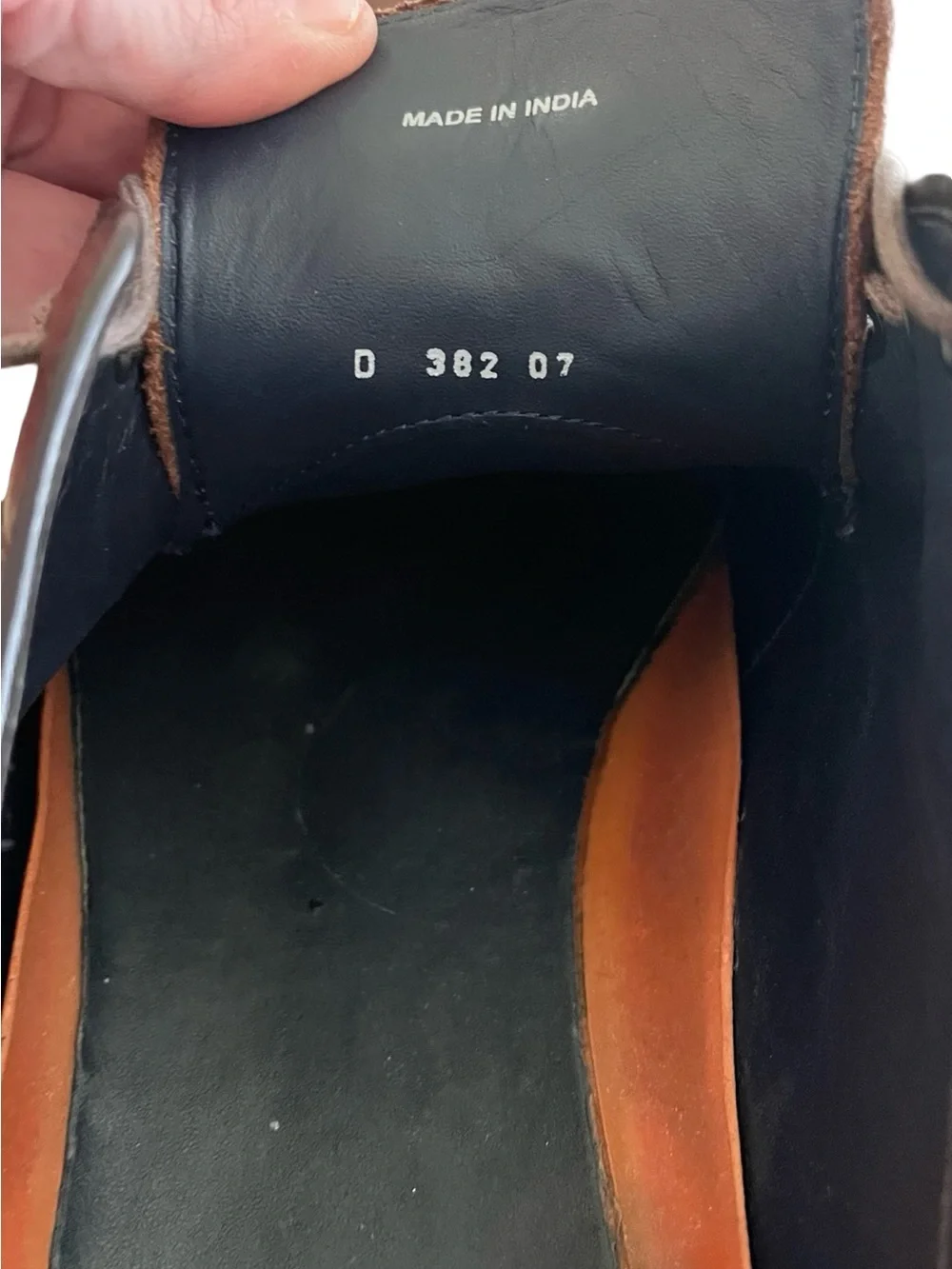 Cole Hagan Men's Brown Leather Cap-Toe Derby Shoes Sz 13